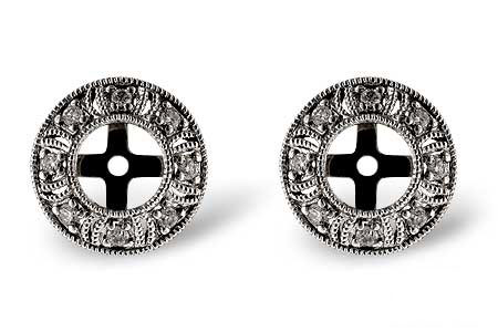 D046-35923: EARRING JACKETS .12 TW (FOR 0.50-1.00 CT TW STUDS)