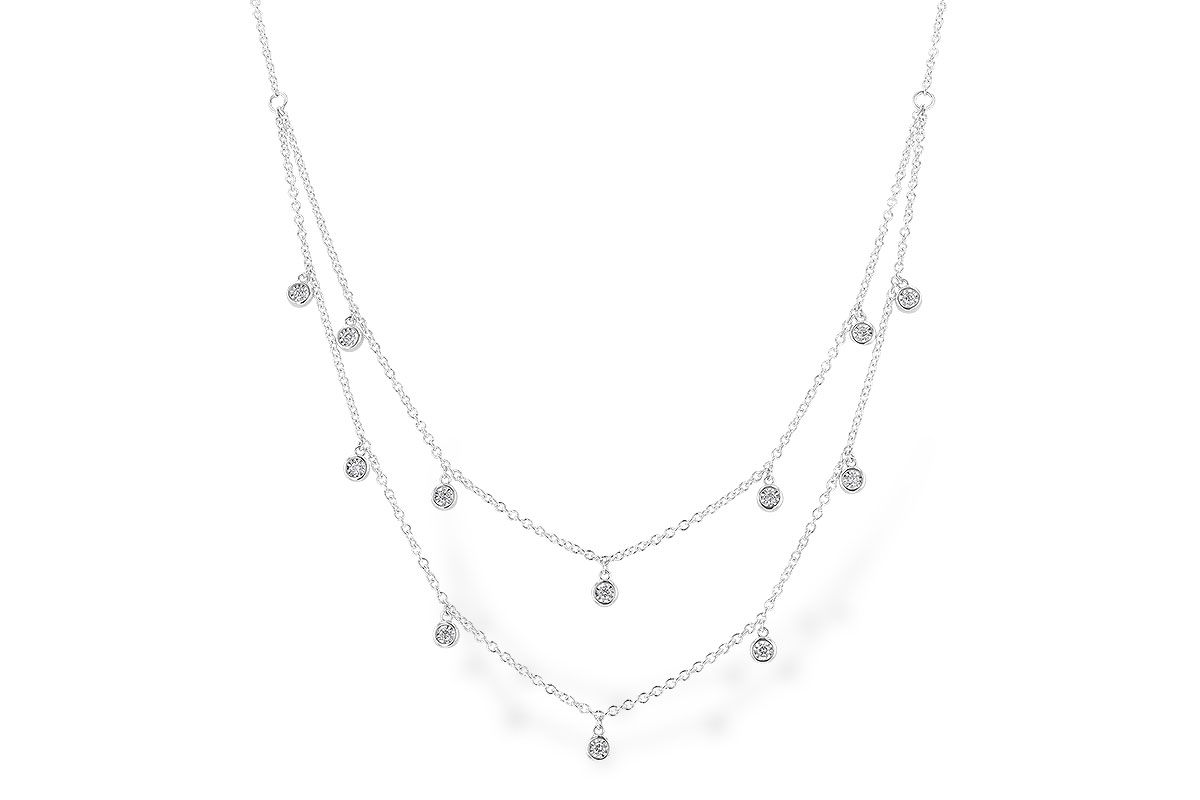 F319-92350: NECKLACE .22 TW (18 INCHES)