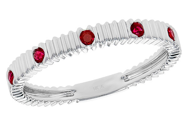 G319-01386: LDS WED RG .12 RUBY TW