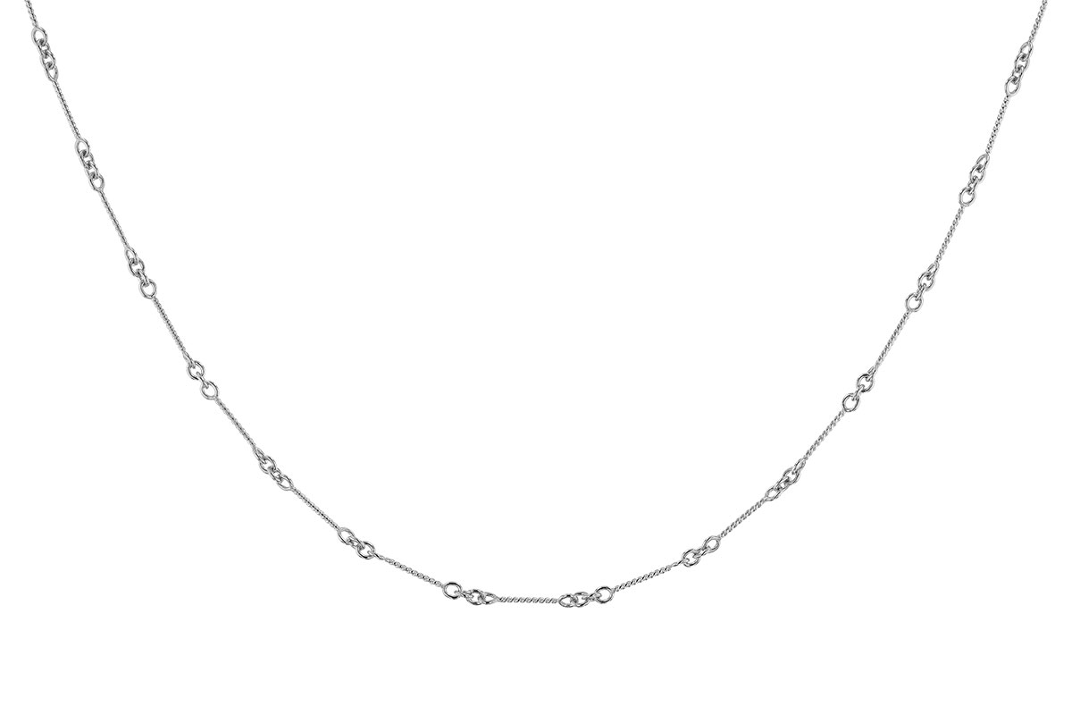 H319-96895: TWIST CHAIN (18IN, 0.8MM, 14KT, LOBSTER CLASP)