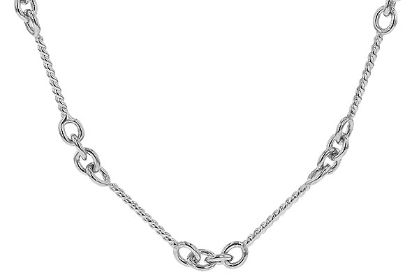 H319-96895: TWIST CHAIN (0.80MM, 14KT, 18IN, LOBSTER CLASP)