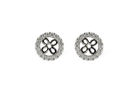 L233-58650: EARRING JACKETS .24 TW (FOR 0.75-1.00 CT TW STUDS)