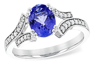 H236-34177: LDS RG 1.15 TANZANITE 1.30 TGW